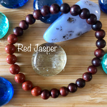 Load image into Gallery viewer, Red Sandalwood & Gemstone Mala Bracelets
