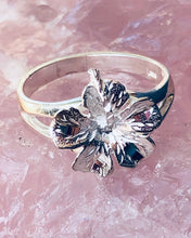 Load image into Gallery viewer, Hibiscus Ring  .925 Sterling Silver