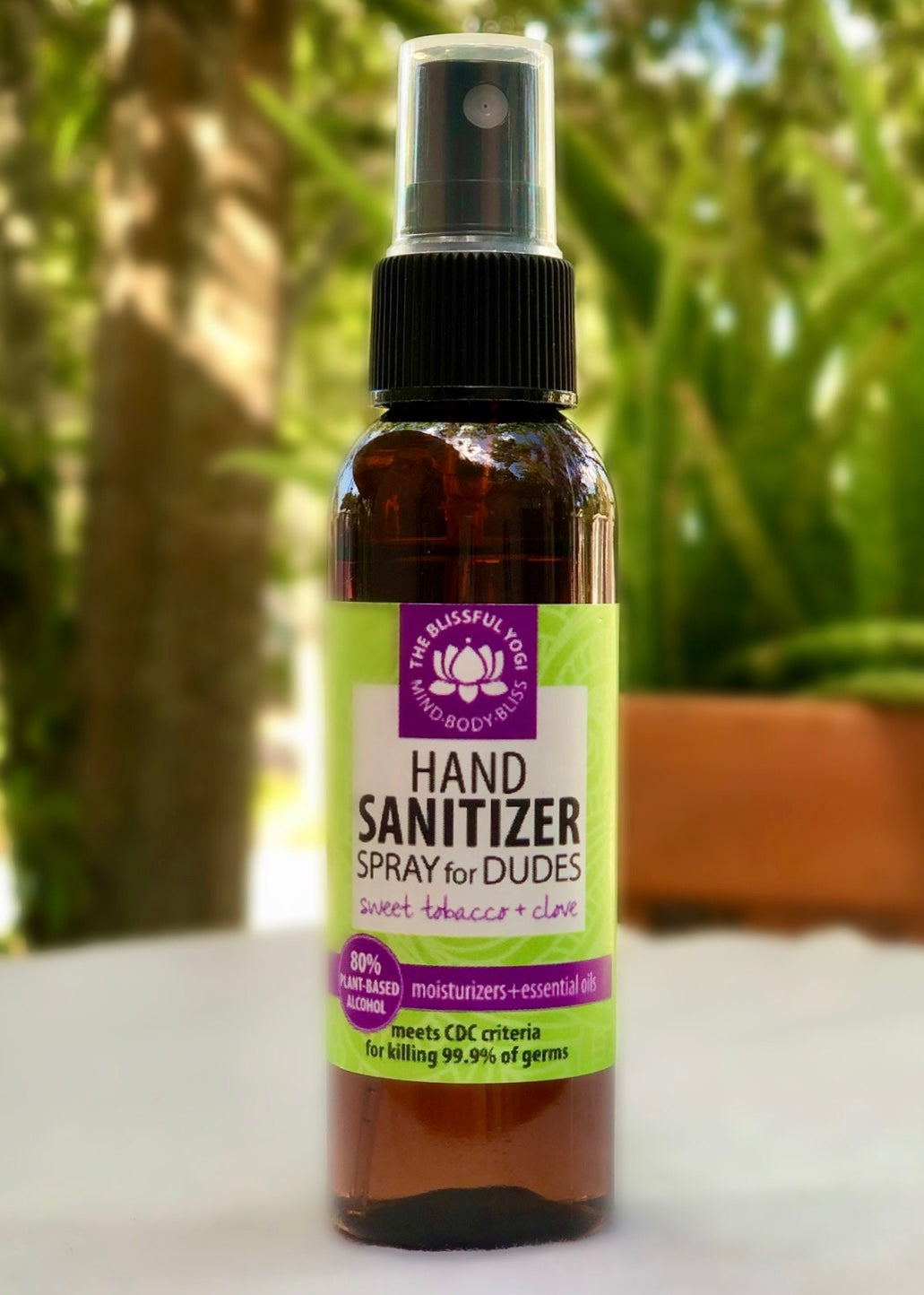 2 oz. Hand Sanitizer Spray for Dudes in Sweet Tobacco + Clove